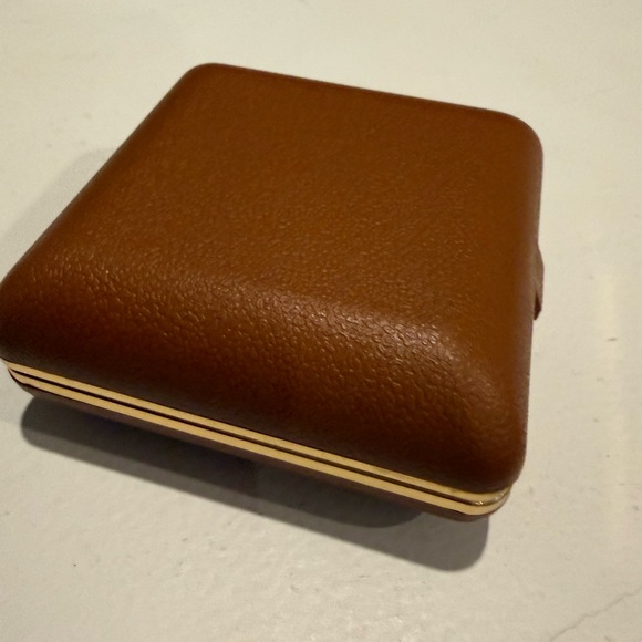 Westclox Gold and Brown Travel Alarm Clock - Picture 6 of 8